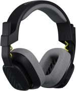 ASTRO A10 Gaming Headset Gen 2 Wired Headset - Over-ear gaming headphones with flip-to-mute microphone, 32 mm drivers, compatible with PlayStation, PC - Black, 939-002057