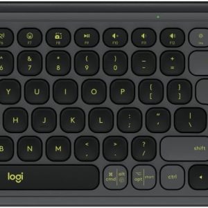 Logitech POP ICON COMBO, Bluetooth keyboard and mouse combo, comfortable typing, programmable keys and buttons, quiet clicks, Easy-Switch up to 3 devices - Graphite, 920-013140