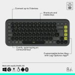 Logitech POP ICON COMBO, Bluetooth keyboard and mouse combo, comfortable typing, programmable keys and buttons, quiet clicks, Easy-Switch up to 3 devices - Graphite, 920-013140 - Image 5