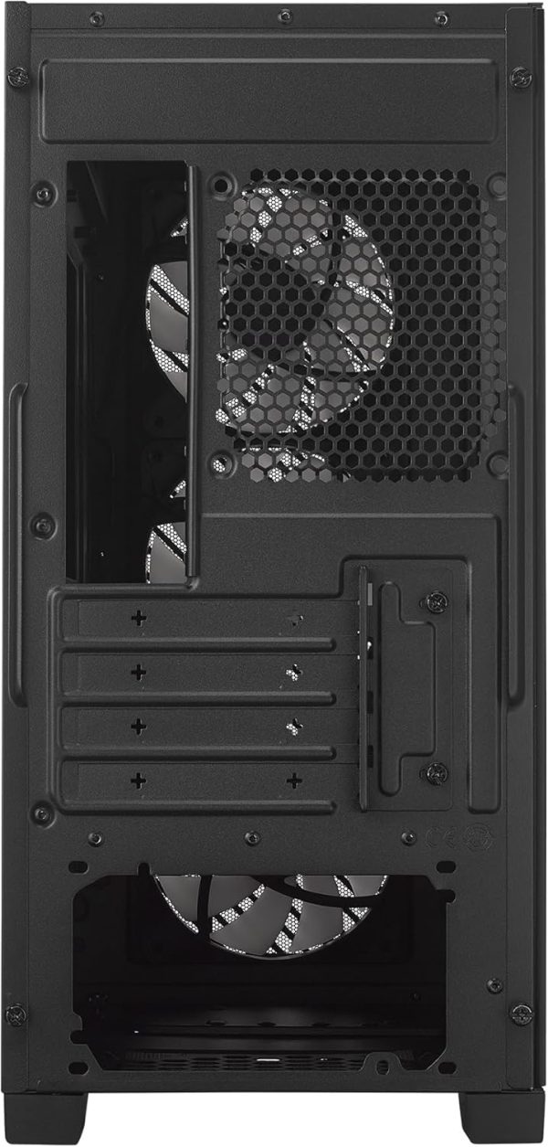 Cooler Master Elite 302 Micro-ATX High Airflow Minimalist PC Case, 365mm GPU Max, Compatible RTX 5080|RX 7090 XT, 280mm AIO Max, Type C, Tempered Glass, Triple 120mm aRGB PWM Fan, Intakes Grill, Black, E302-KGNN-S00 - Image 6