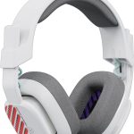 ASTRO A10 Gaming Headset Gen 2 Wired Headset - Over-ear gaming headphones with flip-to-mute microphone, 32 mm drivers, compatible with PlayStation, PC - White, 939-002064