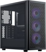 Cooler Master Elite 502 Computer Case, 3 X Pre-Installed Argb Fans, Upto 420mm AIO Support, ATX Motherboard Support, Ready for RTX 50 Series Upto 410mm, Type C Connector, Black, E502-KGNN-S00