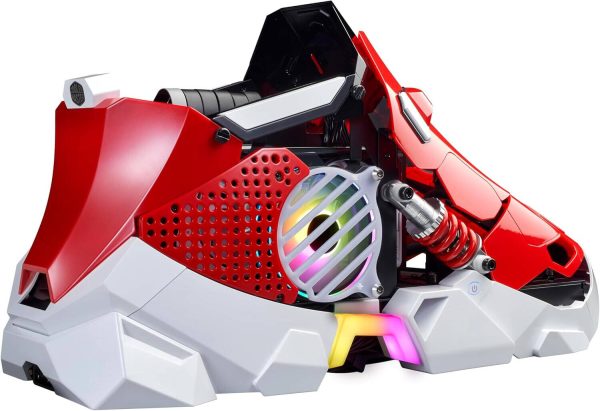 Cooler Master Sneaker X Mini-ITX Case, SFX 850W Gold Pre-Installed PSU, Flux 360 Special Edition Pre-Installed Radiator, MF120 Halo Pre-Installed Fan, Red, ABK-SXNN-S38L3-R1 - Image 3