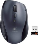 Logitech M705 Wireless Mouse, Precision Optical Tracking, Black, 910-001949