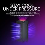 Cooler Master NCORE 100 Air Mini-ITX PC Tower Case, Anodized Aluminum, 356mm Vertical Triple-Slot Mount GPU, SFX PSU 130mm, Air Cooler Up to 70 mm, Compatible RTX 5080 | RX 9070 XT, Black, NR100-KNNN-S00 - Image 11