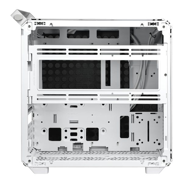 Cooler Master QUBE 500 Flatpack Black Small High Airflow Mid-Tower ATX Customizable Gaming PC Case, Tempered Glass, Vertical GPU Mount, USB-C, Carrying Handle, Gem Mini, Q500-WGNN-S00 - Image 6