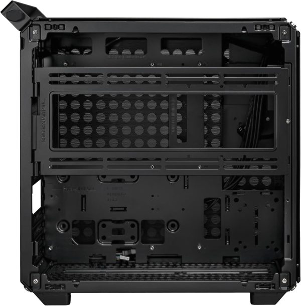 Cooler Master QUBE 500 Flatpack Black Small High Airflow Mid-Tower ATX Customizable Gaming PC Case, Tempered Glass, Vertical GPU Mount, USB-C, Carrying Handle, Gem Mini, Q500-KGNN-S00 - Image 11