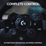 Logitech G923 Racing Wheel and Pedals, TRUEFORCE Feedback, Responsive Driving Design, Dual Clutch Launch Control, Genuine Leather, for Xbox One, PC, Black, 941-000160 - Image 7