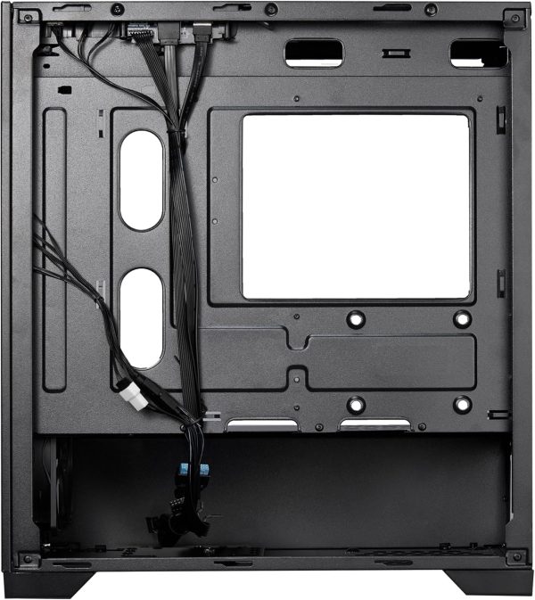 Cooler Master Elite 302 Micro-ATX High Airflow Minimalist PC Case, 365mm GPU Max, Compatible RTX 5080|RX 7090 XT, 280mm AIO Max, Type C, Tempered Glass, Triple 120mm aRGB PWM Fan, Intakes Grill, Black, E302-KGNN-S00 - Image 5