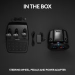 Logitech G29 Driving Force Racing Wheel and Floor Pedals, Real Force Feedback, Stainless Steel Paddle Shifters, Leather Steering Wheel Cover for PS5 Pro, PS5, PS4, PC, Mac - Black - Image 2