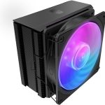 Cooler Master Hyper 212 3DHP Black ARGB CPU Air Cooler, 230W TDP Cooling, 120mm PWM Fan, Gen 2 ARGB Lighting, MAY-T2HP-217PA-R1