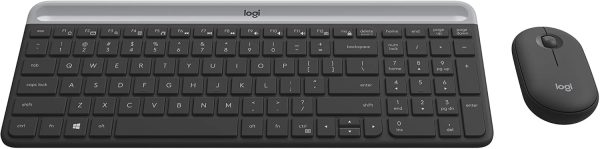 Logitech MK470 Wireless Keyboard and Mouse Combo for Windows, USB 2.4GHz Receiver, 12 FN Keys, Minimalist and Stylished, for Windows 10,11 or Later, Works with Surface - Black, 920-010069 - Image 4