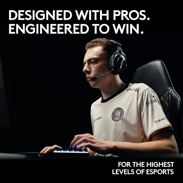 Logitech G PRO X 2 LIGHTSPEED Wireless Gaming Headset, Detachable Boom Mic, 7.1 Surround Sound, Bluetooth/USB/3.5mm Aux, for PC, PS5, PS4, Nintendo Switch, White, 981-001269 - Image 8