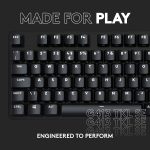 Logitech G413 TKL SE Mechanical Gaming Keyboard - Compact Backlit Keyboard with Tactile Mechanical Switches, Anti-Ghosting, Compatible with Windows, macOS, AR Keyboard - Black, 920-010809 - Image 7