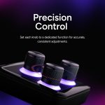 Cooler Master MasterHUB 3xKnob Module: Precision Control with Customizable Knobs and RGB LEDs for Effortless Fine-Tuning of Creative Apps and Lighting, Black, MHKB03AA22 - Image 6