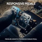 Logitech G923 Racing Wheel and Pedals, TRUEFORCE Feedback, Responsive Driving Design, Dual Clutch Launch Control, Genuine Leather, for Xbox One, PC, Black, 941-000160 - Image 6