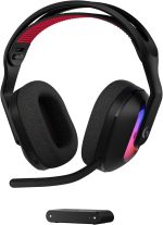Logitech G Astro A20 X LIGHTSPEED Wireless Gaming Headset for PS5, Xbox, Switch, PC with 2-system PLAYSYNC Audio, Bluetooth, LIGHTSYNC RGB, and 48 kHz Boom Mic, Black, 939-002247
