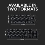 Logitech G413 TKL SE Mechanical Gaming Keyboard - Compact Backlit Keyboard with Tactile Mechanical Switches, Anti-Ghosting, Compatible with Windows, macOS, AR Keyboard - Black, 920-010809 - Image 3
