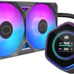Cooler Master ML 240 Atmos II LCD ARGB Simple Water Cooling CPU Cooler, Black, MLX-D24M-A25SZ-L1