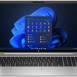 HP ProBook 450 G10 15.6" FHD Touch Laptop, Intel Core i3-1315U Processor, 8GB RAM, 512GB SSD, DOS, Intel UHD Graphics, English Backlit Keyboard, Pike Silver, 85C44EA