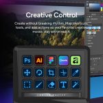 Cooler Master Master Hub Creator Kit, Stream Kit include 1x(Base, 4x6) 1x(15xKey) 1x(2xRoller) 1x(5xFader), Black, MHSK13AA00 - Image 7
