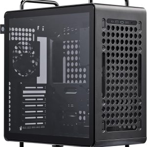 Cooler Master QUBE 540 High-Airflow ATX Mid-Tower Case, 415mm GPU Clearance Max, Designed Ready RTX 5090|RX 9070 XT, Tempered Glass, Modular & Customizable Design, Reversible I/O Panel – Stardust Iron, Q540-MGNN-S00