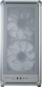 Cooler Master MasterFrame 500 Mesh aRGB Silver Freeform 2.0 Modular Platform Open-Air ATX Mid-Tower Case, Aluminum Frame,Dual 200mm aRGB Fans, 390mm GPU Max, 360mm AIO Max, Type C, Tempered Glass, Silver, MF500M-SHNN-S01 - Image 5