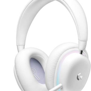 Logitech G735 LIGHTSPEED Wireless Gaming Headset with LIGHTSYNC RGB, White, 981-001083