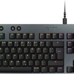 Logitech G915 X Wired Low Profile Gaming Keyboard, Tactile Switches, Black, 920-012942