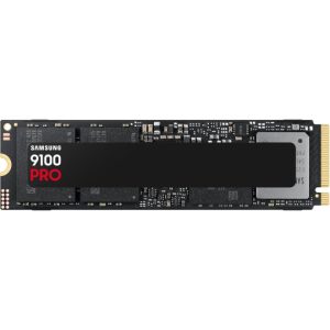 Samsung 9100 PRO 4TB PCIe 5.0 NVMe M.2 SSD, Read speed up to 14800 MB/s, 13400MB/s Write Speed, Black, MZ-VAP4T0BW