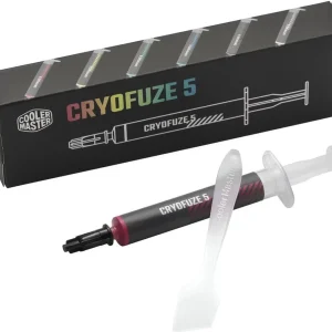 Cooler Master CryoFuze 5 Thermal Paste , Ultra-high CPU/GPU conductivity 15.7 W/mK, 3g, eco friendly package, Red, MGY-ADSR-N03G-R1