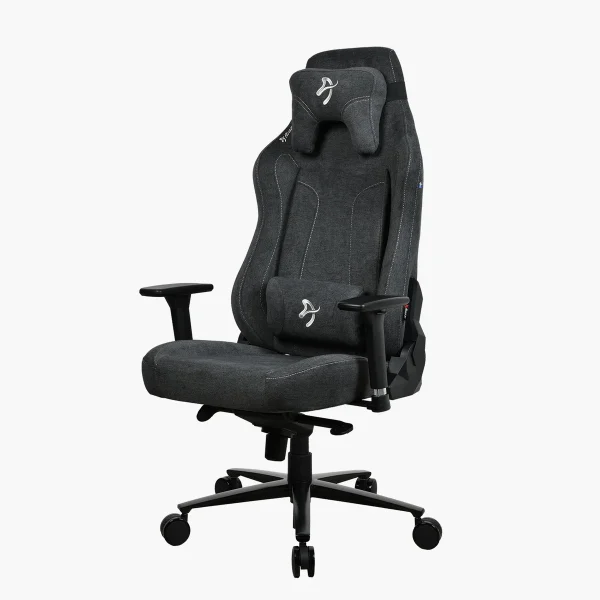 Arozzi Vernazza XL Soft Fabric Gaming Chair, 3D Armrests, 170kg Weight Capacity, Dark Gray, VERNAZZA-XL-SFB-DG - Image 3