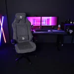 Arozzi Vernazza XL Soft Fabric Gaming Chair, 3D Armrests, 170kg Weight Capacity, Dark Gray, VERNAZZA-XL-SFB-DG - Image 5