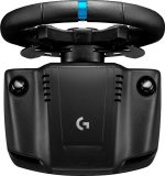 Logitech G923 Racing Wheel and Pedals, TRUEFORCE Feedback, Responsive Driving Design, Dual Clutch Launch Control, Genuine Leather, for  PS5, PS4, & PC, Black, 941-000150 - Image 4