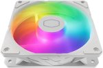 Cooler Master SickleFlow Edge 120 ARGB 3-Pack - 3x120mm Fans (690-2500rpm, PWM), High Airflow (70.7CFM) & Static Pressure (3.61mmH2O), ARGB Gen 2, LED Controller, 32.8dBA Max. - White, MFX-B2DW-253P2-R2 - Image 2