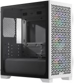 Cooler Master Elite 302 Micro-ATX High Airflow Minimalist PC Case, 365mm GPU Max, Compatible RTX 5080|RX 7090 XT, 280mm AIO Max, Type C, Tempered Glass, Triple 120mm aRGB PWM Fan, Intakes Grill, White, E302-WGNN-S00