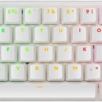 Logitech PRO X 60 Lightspeed Wireless 60% Gaming Keyboard, Tactile Switches, White, 920-011930