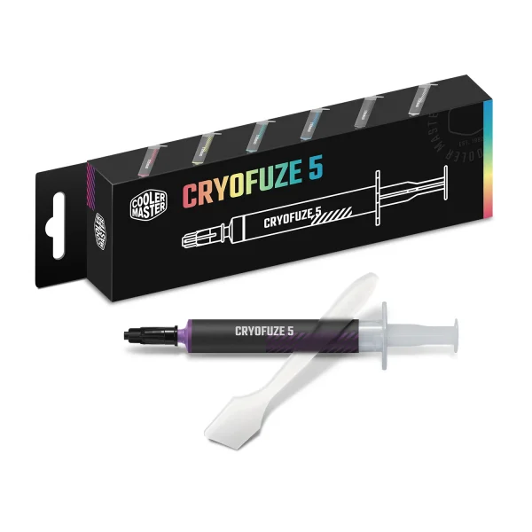 Cooler Master CryoFuze 5 Thermal Paste , Ultra-high CPU/GPU conductivity 15.7 W/mK, 3g, eco friendly package, Black, MGY-ADSK-N03G-R1 - Image 2