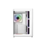 Cooler Master Elite 600 ATX Mid-Tower Case Black, 7X Pre-Installed Reverse ARGB Fans, Tempered Glass Side Panel, 360mm AIO & ATX Mobo Support, USB 3.2 Gen 2x2 Type-C, RTX 50 Series GPU Ready, White, E600-WGNN-S02 - Image 3