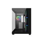 Cooler Master Elite 681 Computer Case, 4 X Pre-Installed Reverse Argb Fans, Upto 360mm AIO Support, ATX Motherboard Support, Ready for RTX 50 Series Upto 410mm, Type C Connector, Black, E681-KHNN-S00 - Image 2