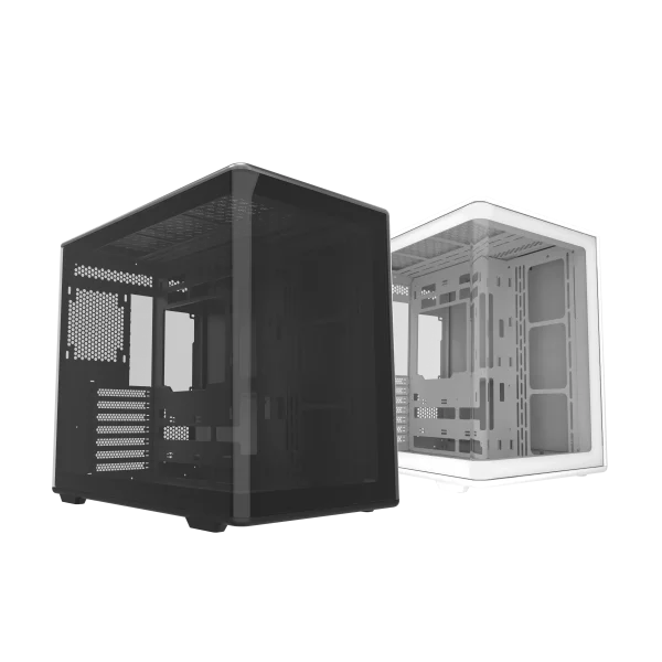 Cooler Master Elite 600 ATX Mid-tower Case with Tempered Glass, USB-C, and versatile cooling support for clean, efficient, and powerful builds, Black, E600-KGNN-S01 - Image 5