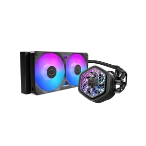Cooler Master MasterLiquid Atmos II VRM 240mm Liquid Cooler, Dual Chamber Design, Ultra-low profile pump design​, Black, MLX-D24M-A25SZ-V1