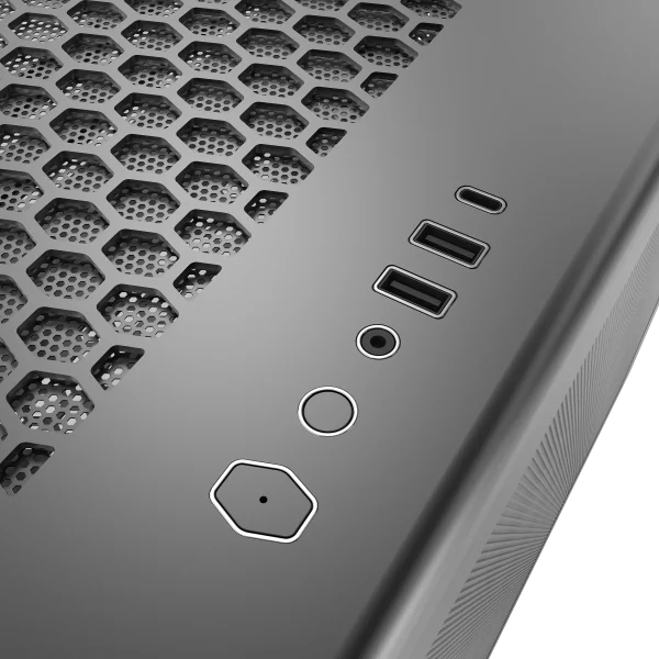 Cooler Master Elite 600 ATX Mid-tower Case with Tempered Glass, USB-C, and versatile cooling support for clean, efficient, and powerful builds, Black, E600-KGNN-S01 - Image 3