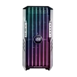 Cooler Master Tempered Glass Haf 700 Evo E-Atx High Airflow Pc Case With Iris Customizable Lcd, Breathable Tg Front Panel, 200Mm Sickleflow Argb Fans, 1 X Usb 3.2, Gen 2 Type C, 4 X Usb 3.2 Gen 1, Black, H700E-IGNN-S00 - Image 2