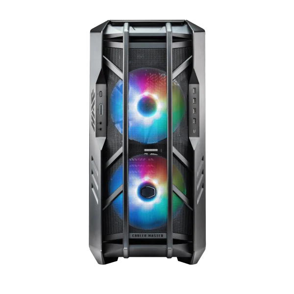 Cooler Master HAF 700 Computer Case, 200mm ARGB Fans Pre-Installed, Type C Connector, Top Removable, 480mm Radiator Support, PWM & ARGB Hub Included, Support Up to SSI-EEB Motherboard, Black, H700-IGNN-S00 - Image 2