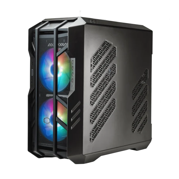 Cooler Master HAF 700 Computer Case, 200mm ARGB Fans Pre-Installed, Type C Connector, Top Removable, 480mm Radiator Support, PWM & ARGB Hub Included, Support Up to SSI-EEB Motherboard, Black, H700-IGNN-S00 - Image 5
