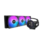 Cooler Master MASTERLIQUID CORE NEX DIGITAL SERIES 360mm Liquid Cooler, Rotatable pump cover design, 360mm radiator, Lite 120 ARGB fan*3, ARGB, 400mm tubing length, LED Digital display, Black, MLX-D36M-A18PA-RD