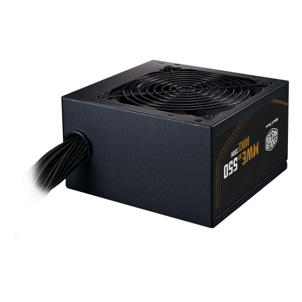 Cooler Master MWE Bronze 550 V3 ATX 31 Power Supply, 80+ Bronze Certified, 120mm HDB Fan, Non-Modular, Peakpower 200 percent, Black, MPE-5501-ACABW-3BUK - Image 3