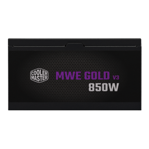 Cooler Master MWE Gold 850 V3 ATX 3.1 Power Supply, 80+ Gold Certified, Silent fan performance with a zero-RPM mode, Fully Modular, Black, MPX-8503-AFAG-2EBUK