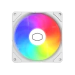Cooler Master SickleFlow Edge 120 ARGB - 120mm Fan (690-2500rpm, PWM), High Airflow (70.7CFM) and Static Pressure (3.61mmH2O), ARGB Gen 2, LED Controller, 32.8dBA Max - White, MFX-B2DW-25NP2-R2 - Image 3